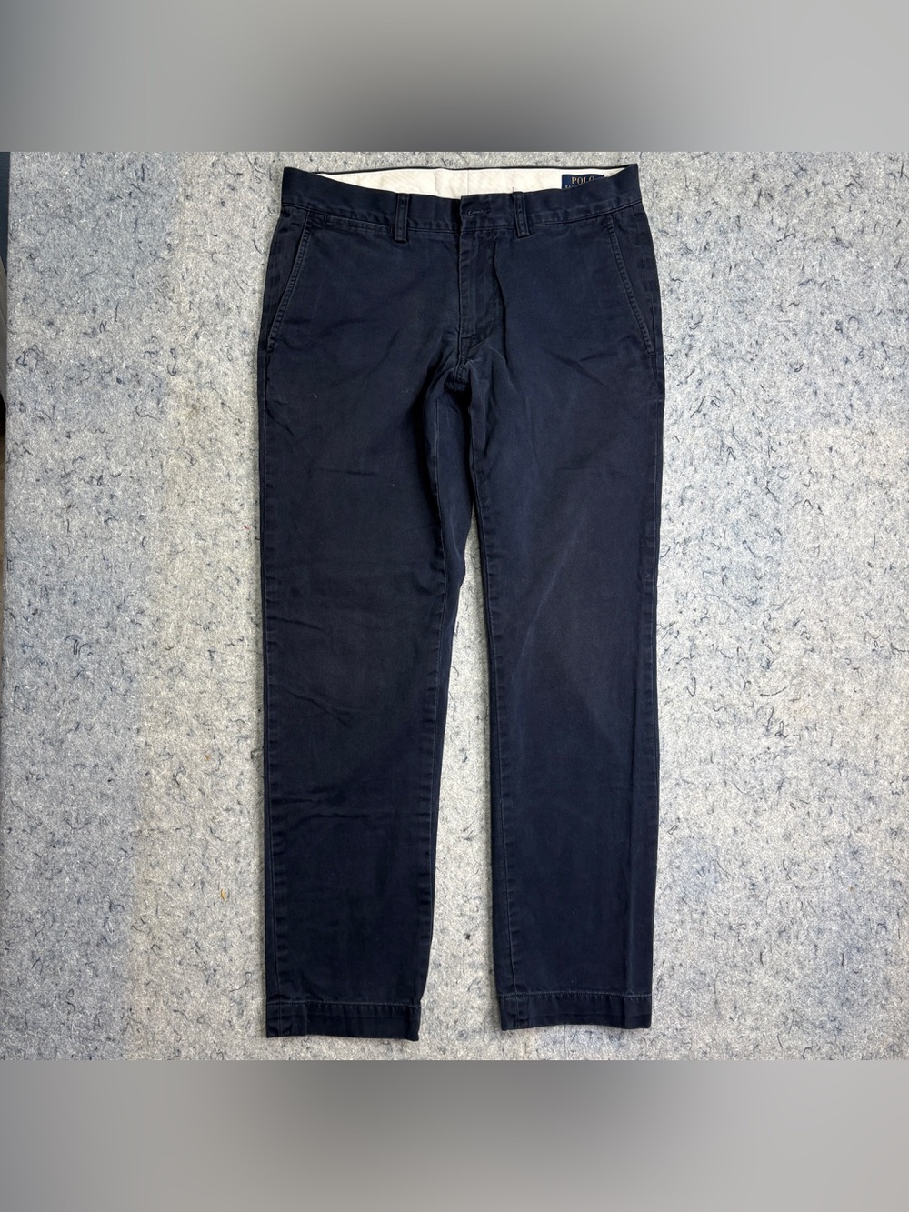 Polo Ralph Lauren Navy Blue Cotton Chino Pants Men’s 32x32 Classic Preppy